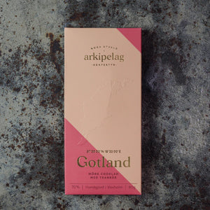 Gotland - Mörk choklad 70% med tranbär